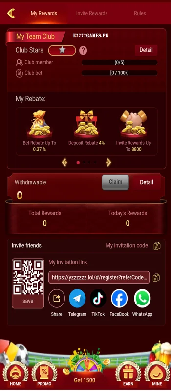 E7777 User profile